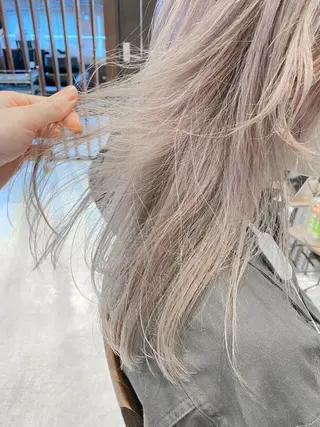 ロング カラー ヘアアレンジ ブリーチなしで透明感 艶カラー【Ryo】のヘアスタイル