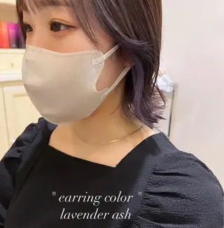 ミディアム カラー 島崎 凌のヘアスタイル