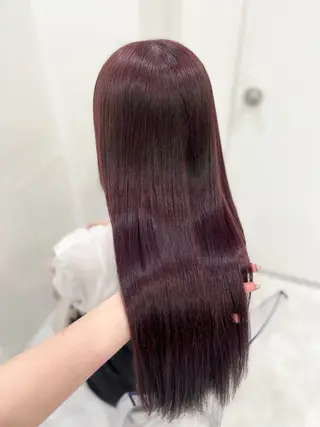 ロング カラー ガーリー♡女の子っぽ ヘア♡ピンクカラー♡のヘアスタイル