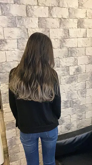 ロング カラー パーマ ヘアアレンジ AUBE HAIRazul吉祥寺所属・綺麗な髪質にしたい方 限定🌈清水 祥のヘアスタイル