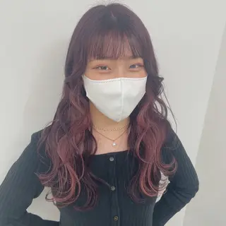 ロング カラー ヘアアレンジ 古沢 みづきのヘアスタイル