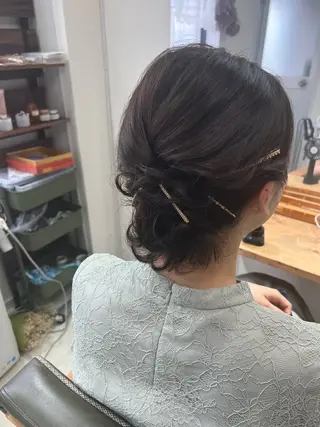 ミディアム ヘアアレンジ 山室 敬義のヘアスタイル