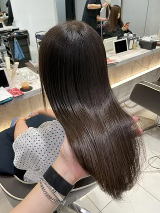 ロング 髪質改善縮毛矯正 kosuke_IJKのヘアスタイル