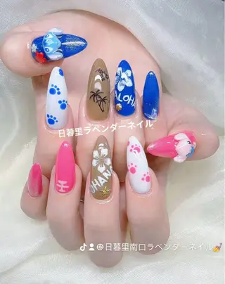 ネイル ラベンダー💖日暮里 ルル💖ネイルのネイルデザイン