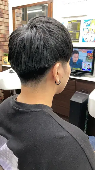 ショート メンズ B.B.Cams西原店所属・無料モデル募集中‼️ 安座間💈のヘアスタイル