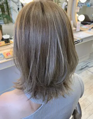 ミディアム 韓国風/髪質改善/ Kiyoraのヘアスタイル