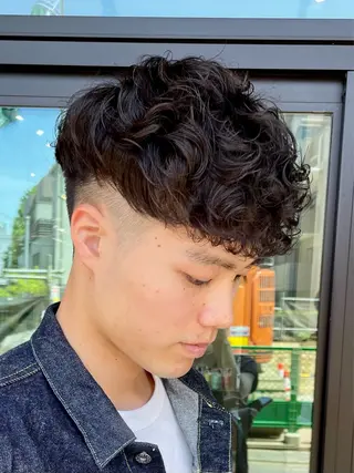 パーマ メンズ 当日予約⭕️ fifth渋谷太田のヘアスタイル