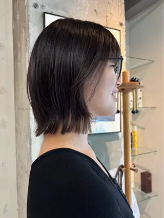 ミディアム 永田 愛莉のヘアスタイル
