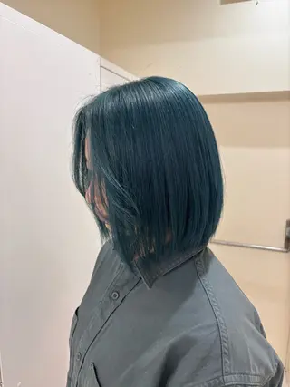 ミディアム カラー ヘアアレンジ 💟RINNA 艶カラー💟のヘアスタイル