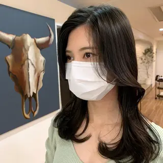 ロング 【韓国風くびれヘア】 joule小木曽輝のヘアスタイル