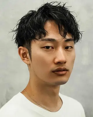 パーマ メンズ CHROM TOKYO ALT所属・🔥メンズ専門🔥 佐々木　パーマ大人気のヘアスタイル