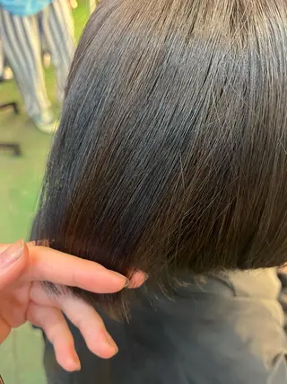 ショート カラー ♱地雷カラー♱ウルフ ♱ 藍衣 ♱のヘアスタイル