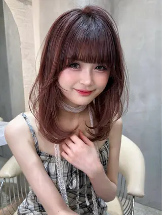 セミロング カラーモデル募集中/ 🎀さらさ🎀のヘアスタイル