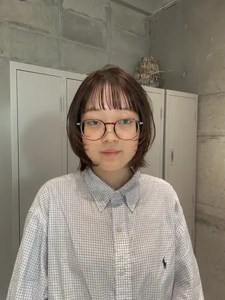 ミディアム カラー ショートヘア✂︎ yukakoのヘアスタイル