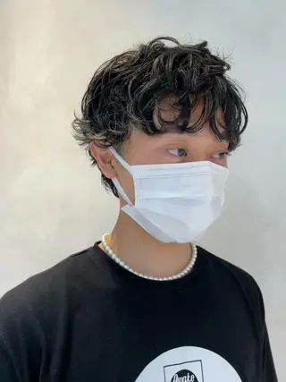 ショート カラー メンズ 若林 良のヘアスタイル