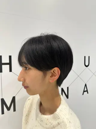 ショート HARUKI MINATO japan 横浜所属・似合わせの達人/ 田中悠希也のヘアスタイル