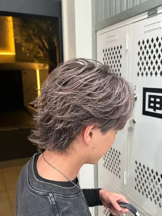 ミディアム パーマ fifth渋谷所属・fifth 村田 悠輔のヘアスタイル