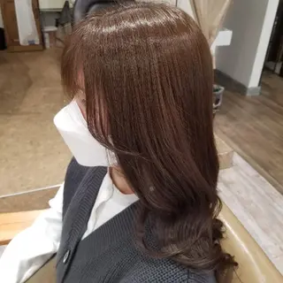 ロング カラー とみー 艶カラー/  大人女性のお悩み相談のヘアスタイル