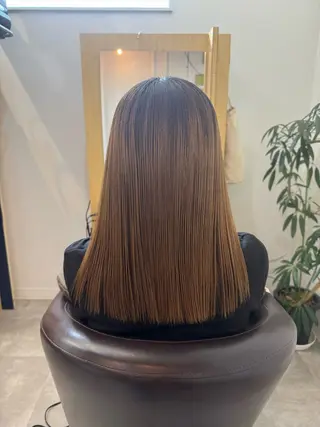 ミディアム LENA/原宿/ブリ ーチなしWカラー🌼のヘアスタイル