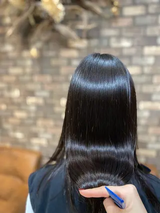 セミロング .・.艶髪ヘアケア サカモト.・.のヘアスタイル