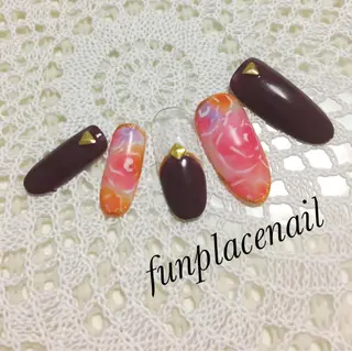 ショート ミディアム セミロング ロング カラー パーマ ヘアアレンジ キッズ ネイル マツエク・マツパ nail salon＆school felice所属・フェリーチェ瑞江店 新山のネイルデザイン