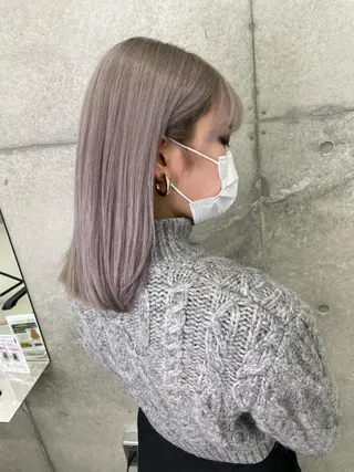 ミディアム LINOET  nagoya所属・手島 カミラのヘアスタイル