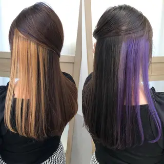 ロング カラー 天野 涼のヘアスタイル