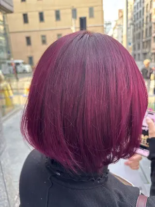 カラー MignonS こはるのヘアスタイル