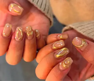 ネイル ゆびノさき茨木店 ニュアンス/アートのネイルデザイン