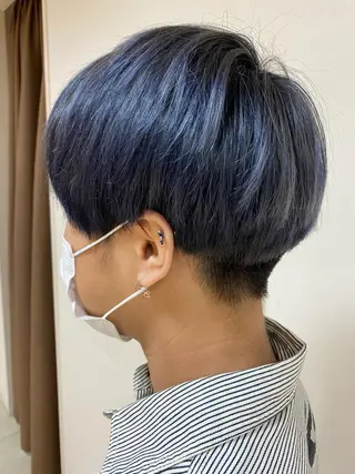 ショート カラー メンズ 🌈haru🌻 藤沢ハイトーン🌈のヘアスタイル