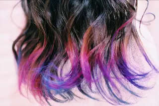 セミロング ハイトーンカラー RYUのヘアスタイル