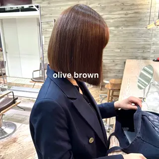 カラー 暖色カラー推し/ トヤエリコのヘアスタイル