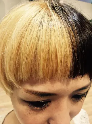 ショート 似合わせカラー✨人気 荻窪🌈川端風子のヘアスタイル