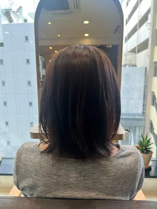 ミディアム 【モデル募集中】 チサキのヘアスタイル
