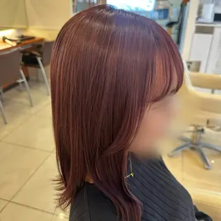ミディアム 🌷🪽ྀི 岡本 かおり 🪽ྀི🌷のヘアスタイル