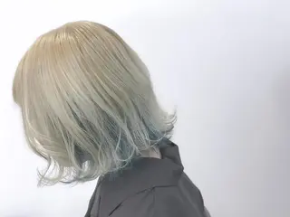 セミロング カラー ba-boo 広島のヘアスタイル