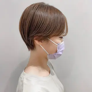 ショート カラー LA KING GINZA TOKYO所属・🧡ショートの達人 🧡SHOのヘアスタイル