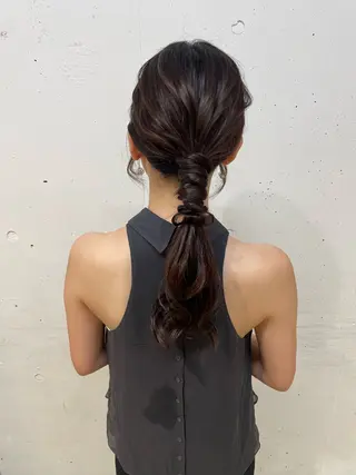 ヘアアレンジ 髪質改善/縮毛/新宿 🫧SUZUKA🫧のヘアスタイル