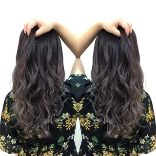 ミディアム カラー 髪質改善特化サロン ICONIQ天神店のヘアスタイル