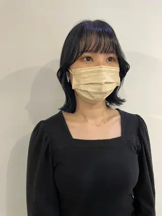 ショート カラー silo所属・silo MOKA 顔周りカット🦦のヘアスタイル