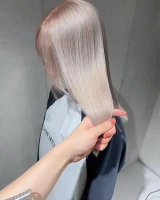 ロング カラー VEGA天神 ブリーチのヘアスタイル