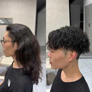 ショート パーマ メンズ メンズ特化韓国風 パーマスタイル/りんのヘアスタイル