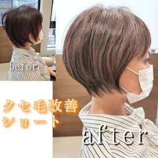 ショート 村岡【店長】 【骨格矯正ショート】のヘアスタイル