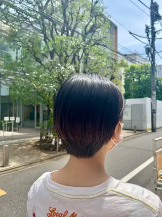 ショート RENJISHI  omotesando所属・🌈🧡ヤマダ ヒロナ🌈🧡のヘアスタイル