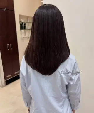 セミロング 莉歩/カットモデル ／ヘアアレンジのヘアスタイル