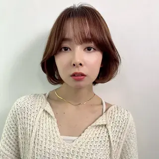 ミディアム カラー 赤みなしカラー/梅田 /レイヤー/IORIのヘアスタイル