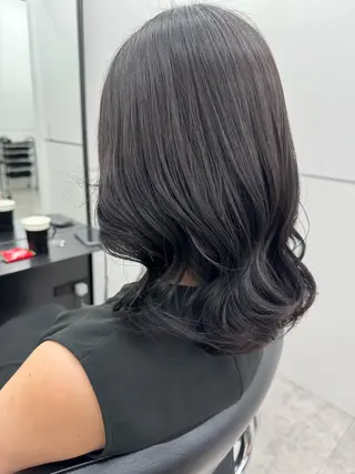 ミディアム パーマ GO TODAY シェアサロン 銀座Arc店所属・デジタルパーマ🫧 韓国風ヘア🫧サクラのヘアスタイル