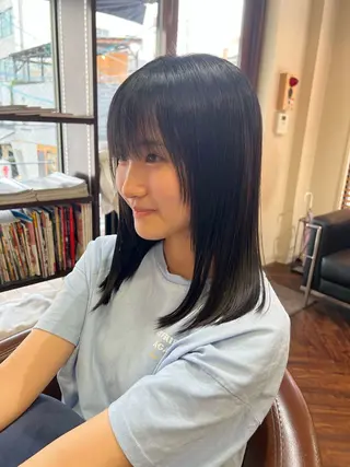 ミディアム beer今泉所属・髪質改善／天神・今泉 ソエジマリオのヘアスタイル
