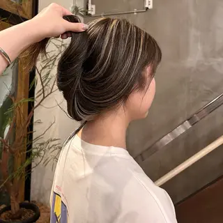 ロング MASHU所属・デザインカラー /北堀江/リノのヘアスタイル