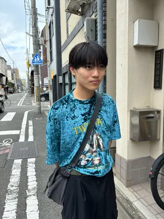 メンズ darts所属・マツダ レンのヘアスタイル